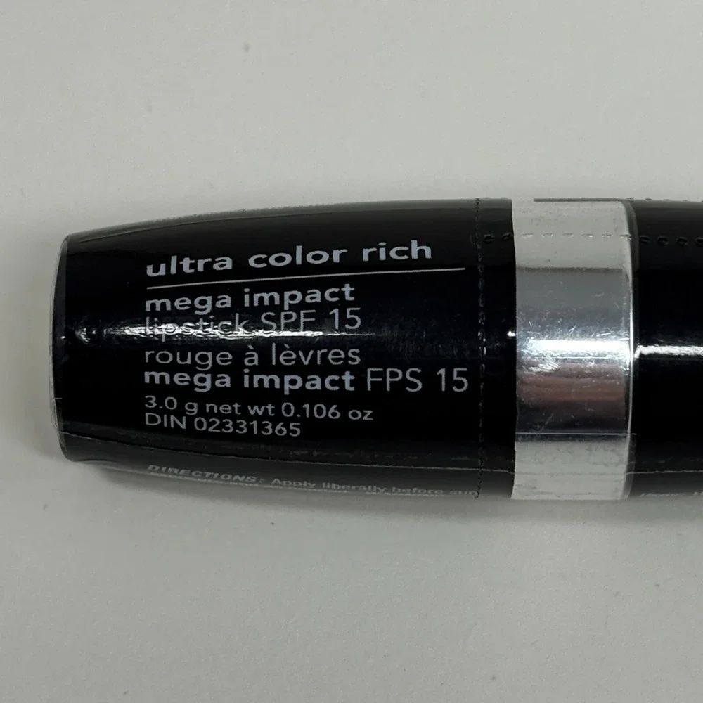 NEW Avon Ultra Color Rich Mega Impact‎ Lipstick SPF 15 .106oz POWERFUL PLUM C201